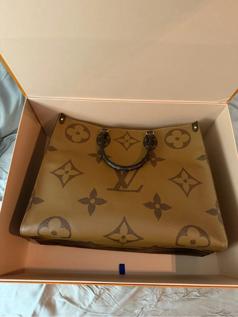 Louis Vuitton Reverse Monogram GM Canvas OnTheGo Tote FULL INCLUSION